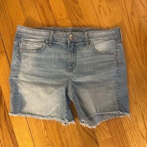 American Eagle Outfitters Faded Blue Jean Shorts